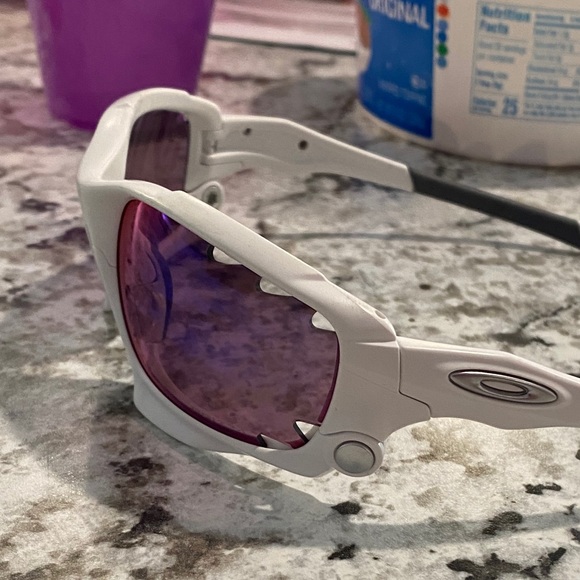 💕HP💕2 Oakley sunglasses purple pink polarized - Picture 7 of 13